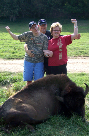 Disabled Veteran Eric Edmundson at High Adventure Ranch