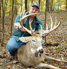 Whiltetail Deer Hunter at High Adventure Ranch
